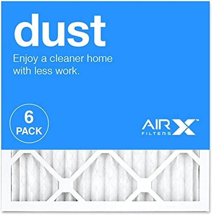 AIRx 6-Pack Premium DUST Series MERV 8 Pleated Air Filter
