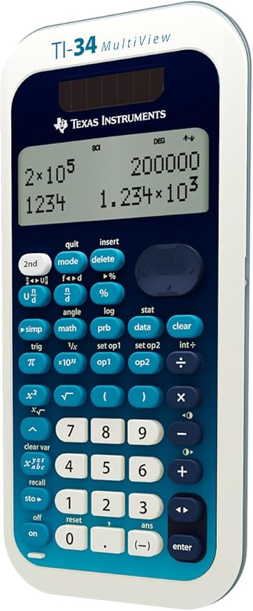 Texas Instruments TI-34 MultiView Scientific Calculator