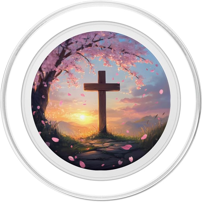 Christian Cross PopSockets PopGrip for MagSafe