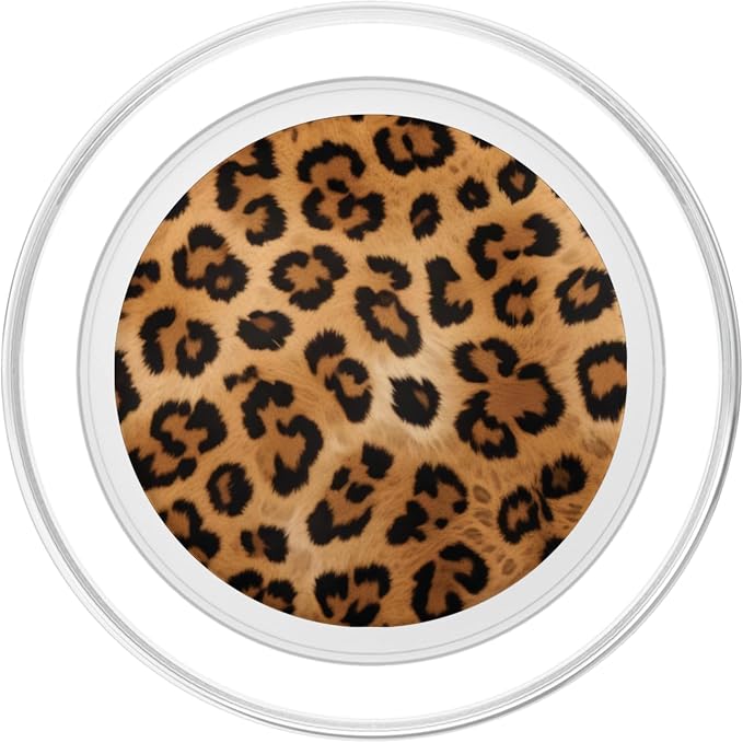 Leopard Pattern Print Cheetah Like Anima PopSockets PopGrip for MagSafe