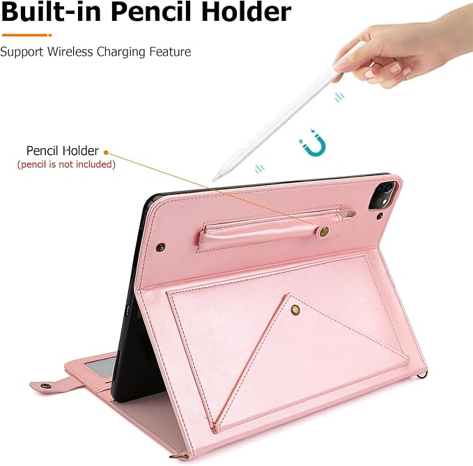 Dteck for iPad Pro 13-Inch (M4/M5) Clear TPU Case 2024/2025 Release Durable Soft Silicone Back Cover Slim Fit Lightweight Anti Scratch Ultra Thin Protective Tablet Basic Case Shell (Transparent)