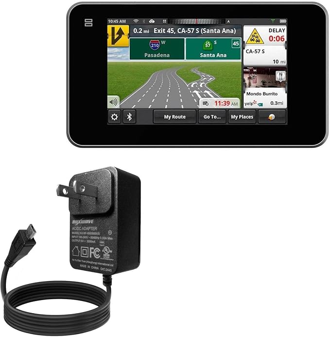 BoxWave Charger Compatible with Magellan SmartGPS 5295 - Wall Charger Direct (15W) Rapid Charge Your Device with Built-in 3ft Cable