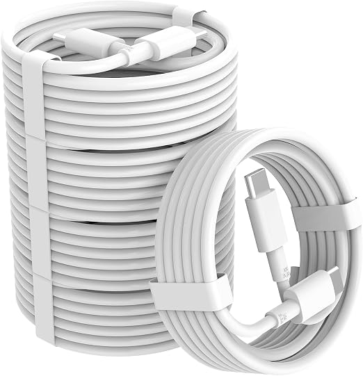 USB C to USB C Cable Fast Charging 10-Pack 3ft Type C Charging Cable for iPhone 17/16 Pro Max Plus 65W C to C Cable for Samsung S25 S24 iPad Pro