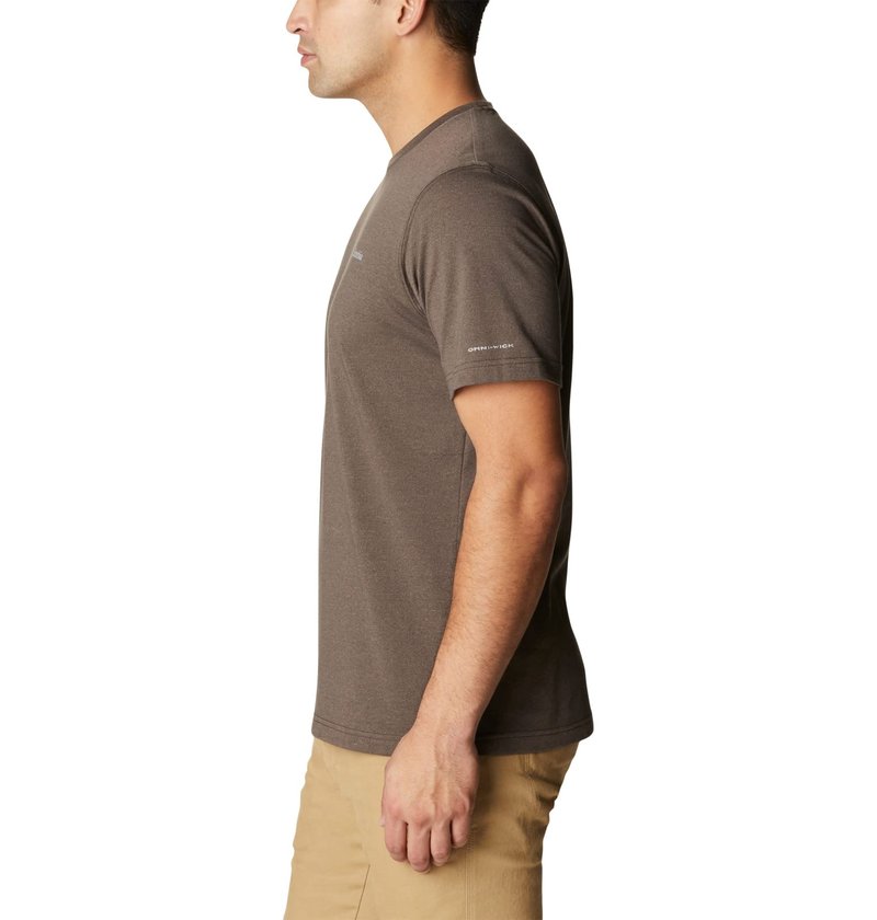 Columbia Men's Big & Tall Thistletown Hills Short Sleeve, Cordovan Heather, 5X B&T