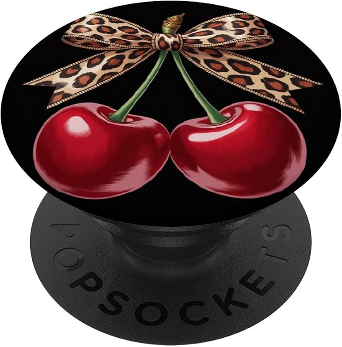 Tropical Foodies Fruit Lovers Summer Cherry PopSockets PopGrip for MagSafe