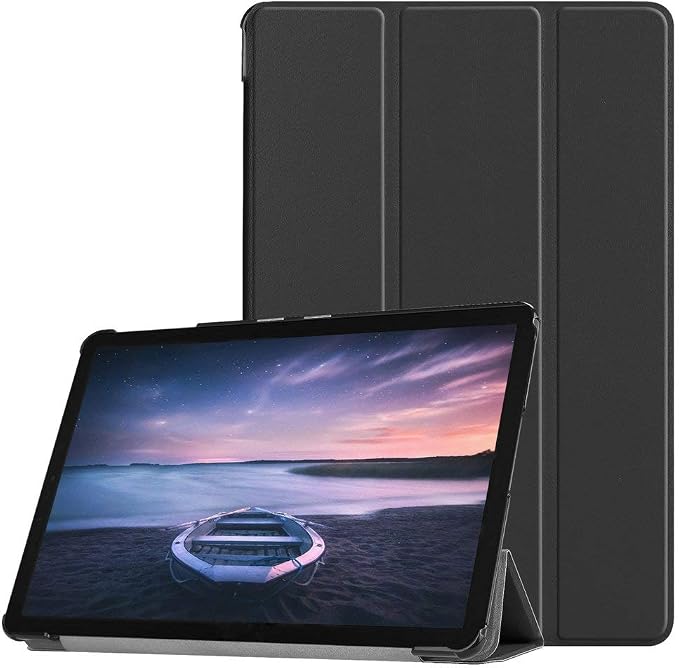 Kepuch Custer Case for Samsung Galaxy Tab S4 10.5 T830 T835 T837 PU Leather Case Cover for Samsung Galaxy Tab S4 10.5 T830 T835 T837 - Black