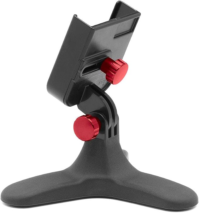 WeatherTech DeskFone - Universal Desktop Cell Phone Holder (Black Metal Knobs)