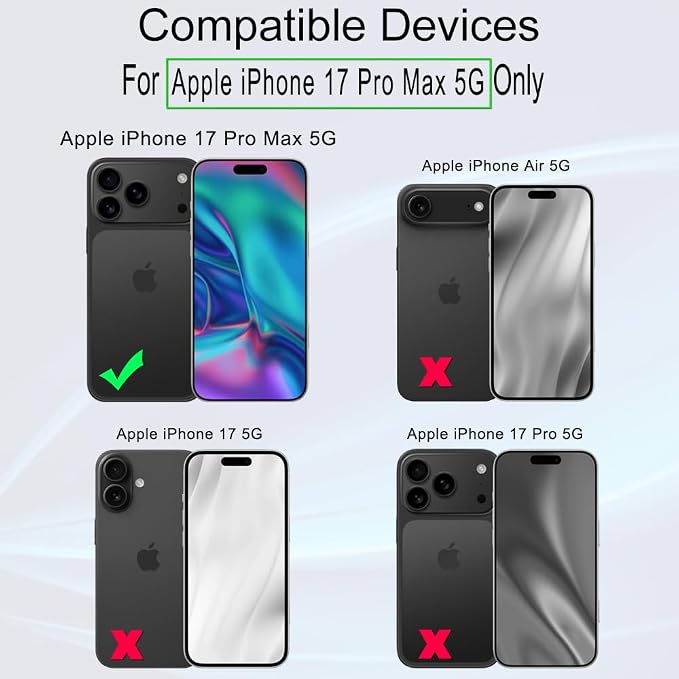 Ibywind for iPhone 17 5G Screen Protector2 Pack9H Hardness Tempered Glass and Camera Lens Protectorwith Alignment FrameFull CoverageBubble FreeFingerprint UnlockScratch Resistant