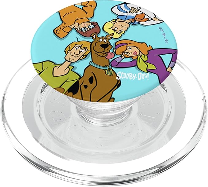 Scooby-Doo Classic Mystery Inc Gang Circle Group Shot PopSockets Adhesive PopGrip