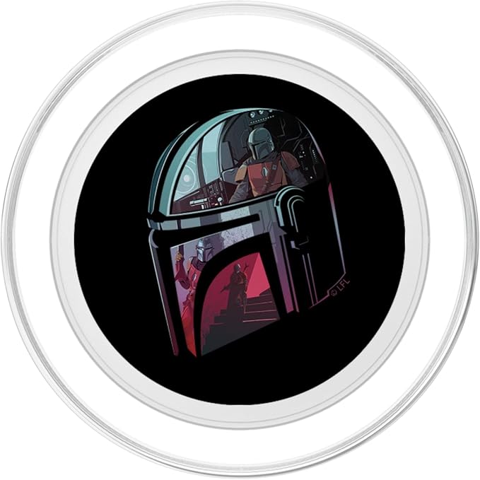 Star Wars The Mandalorian Helmet Reflection PopSockets Adhesive PopGrip