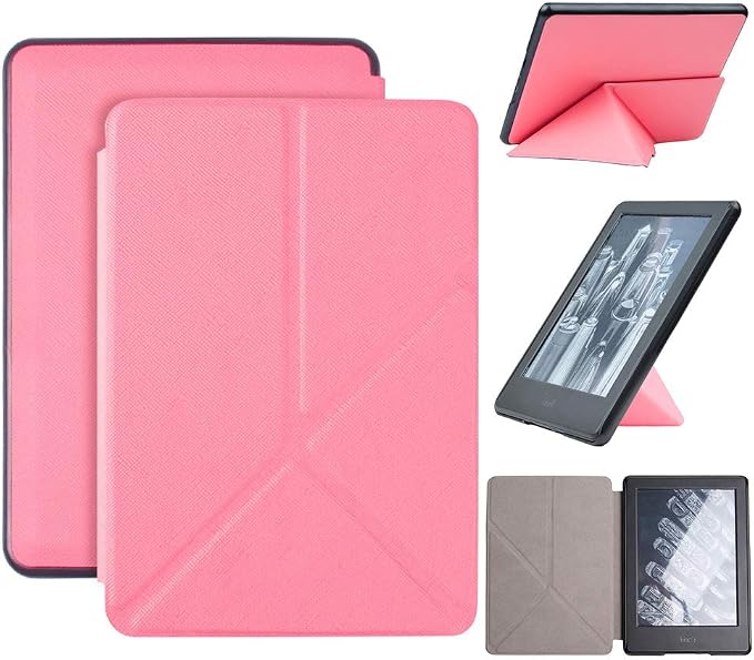 Case for 6-inch Kindle Paperwhite 4 (10th Gen 2018 Releases) Standing Origami Slim Shell Cover with Auto Wake/Sleep for Amazon Kindle Paperwhite 2018 E-Reader Black
