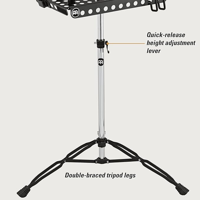 Meinl Percussion TMLTS Double Braced Tripod Laptop Table Stand, Steel