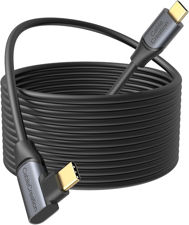 CableCreation for Quest 2/Quest Pro Link Cable 10FT 5Gbps USB C Cable | Highly Speed Data Transfer Fast Charging Compatible with DJI Avata Printer Camera Cellphone HDD etc