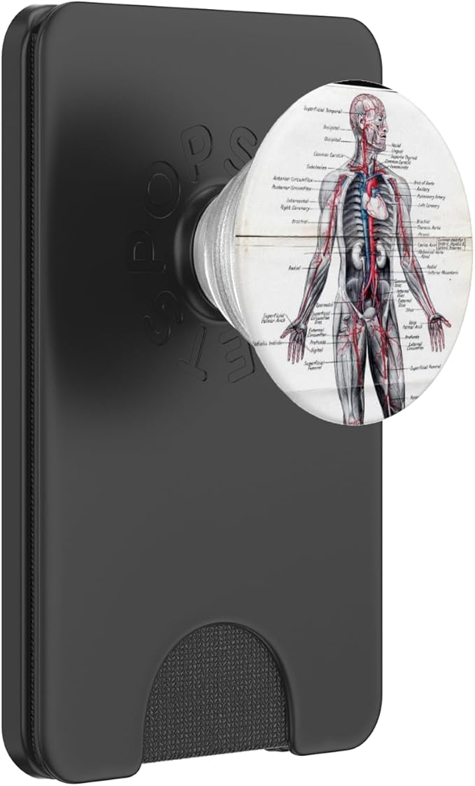 Medical Nursing Student Anatomy Chart PopSockets PopGrip: Swappable Grip for Phones &amp Tablets PopSockets Adhesive PopGrip