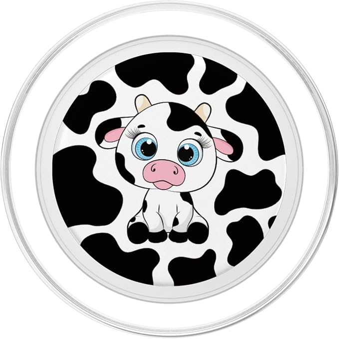 Cute Kawaii Cow Lover Women Girls Kids PopSockets Adhesive PopGrip