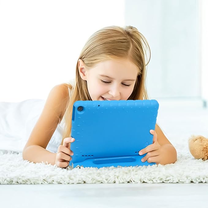 Kids Case for Onn 10.1 2022 Gen3 ShockproofHandle StandBlue | Kid‑friendlyLight Weight Shock Proof Cover CASE for Walmart Onn 10.1 Gen 3 tablet 2022 ReleaseModel:100071485