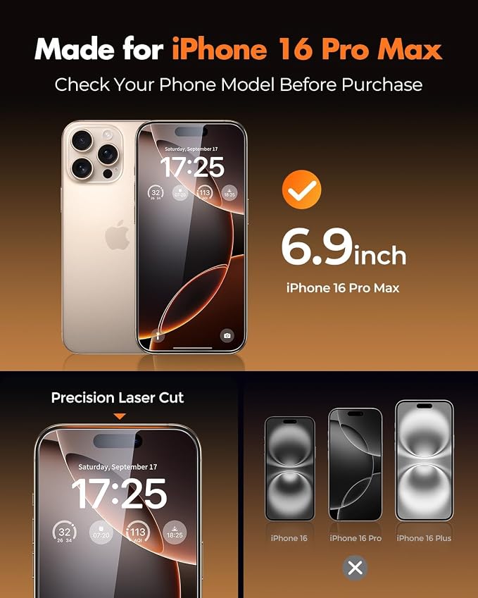 UNBREAKcable for iPhone 15 Plus Screen Protector 4+2 Pack [9H+ Military-Grade Shatterproof] [Effortless Bubble-Free Installation] Ultra HD Clarity Tempered Glass with Lens Protector Case friendly