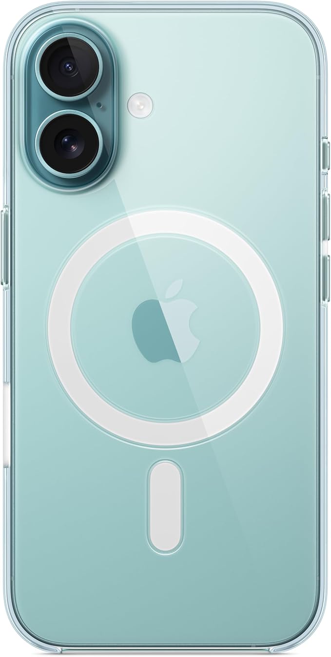 Apple iPhone 16 Clear Case with MagSafe and Camera Control: Lightweight Phone Case, Wireless Charging Compatible, Smooth Glossy Finish