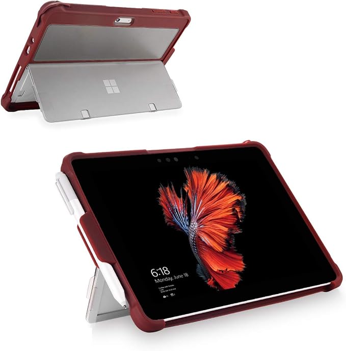 for Surface Go 3 Case Surface Go 2 Case Surface Go Cases Shockproof Rugged Folio Surface Go 3/ Go 2/ Go Protective Cases Cover Compatible with Microsoft Surface Go 2/ Go 3/ Go 10 inch Tablet
