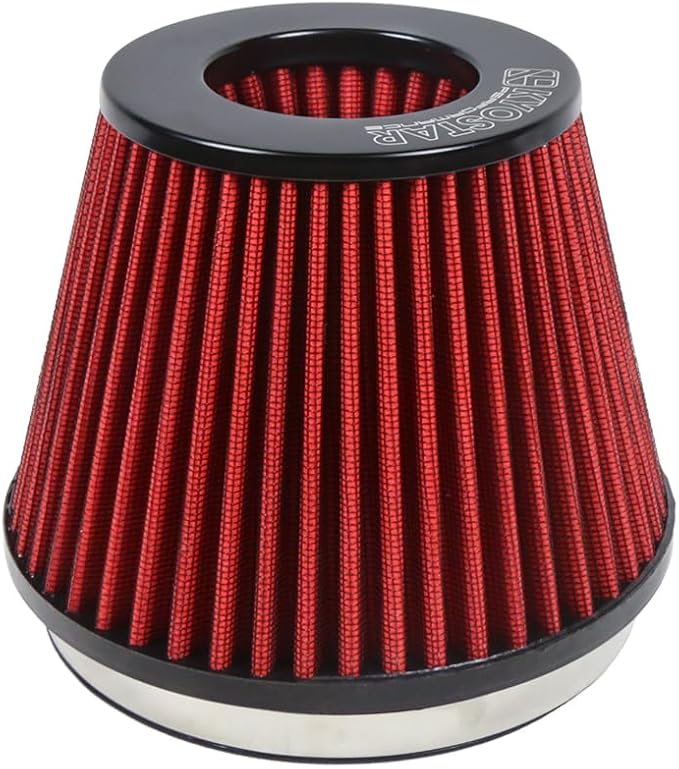 KYOSTAR Universal 6" High-Flow Air Filter, Reusable Cone Cold Air Intake