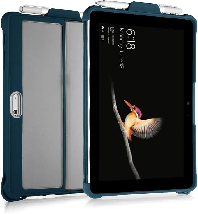 for Surface Go 3 Case Surface Go 2 Case Surface Go Cases Shockproof Rugged Folio Surface Go 3/ Go 2/ Go Protective Cases Cover Compatible with Microsoft Surface Go 2/ Go 3/ Go 10 inch Tablet