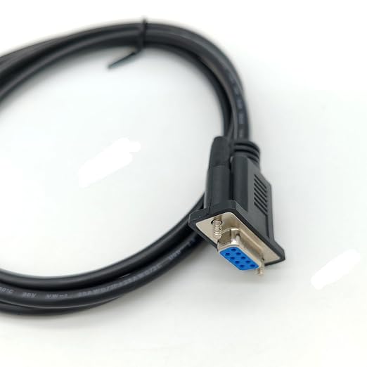 USB B-Port Printing Port Male to DB9 Female RS232 Serial Cable DB9 to USB B-Type Data Transmission Printer Adapter Cable 2Meter