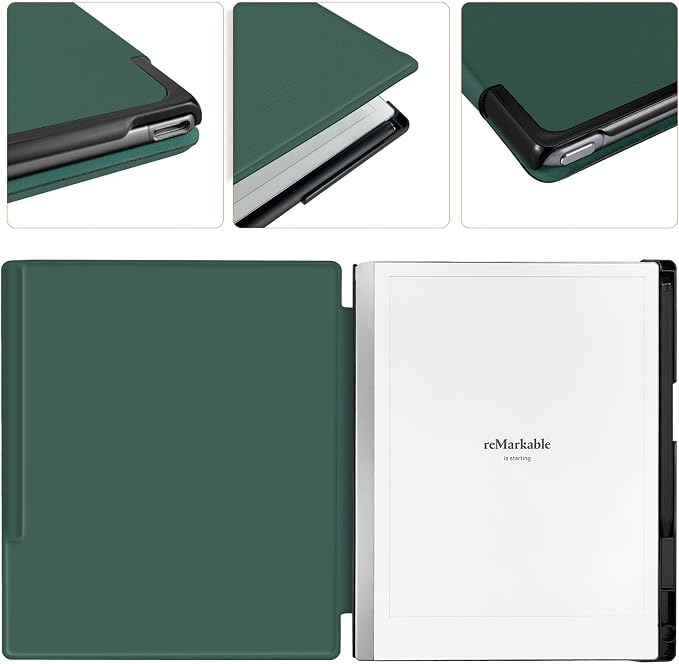 Case for Remarkable 2 Paper Tablet 10.3 2020 ReleasedLightweight and Hard Back Shell Protective Book Folio Cover with Built-in Pen HolderComes with Remarkable 2 Pen Tips.