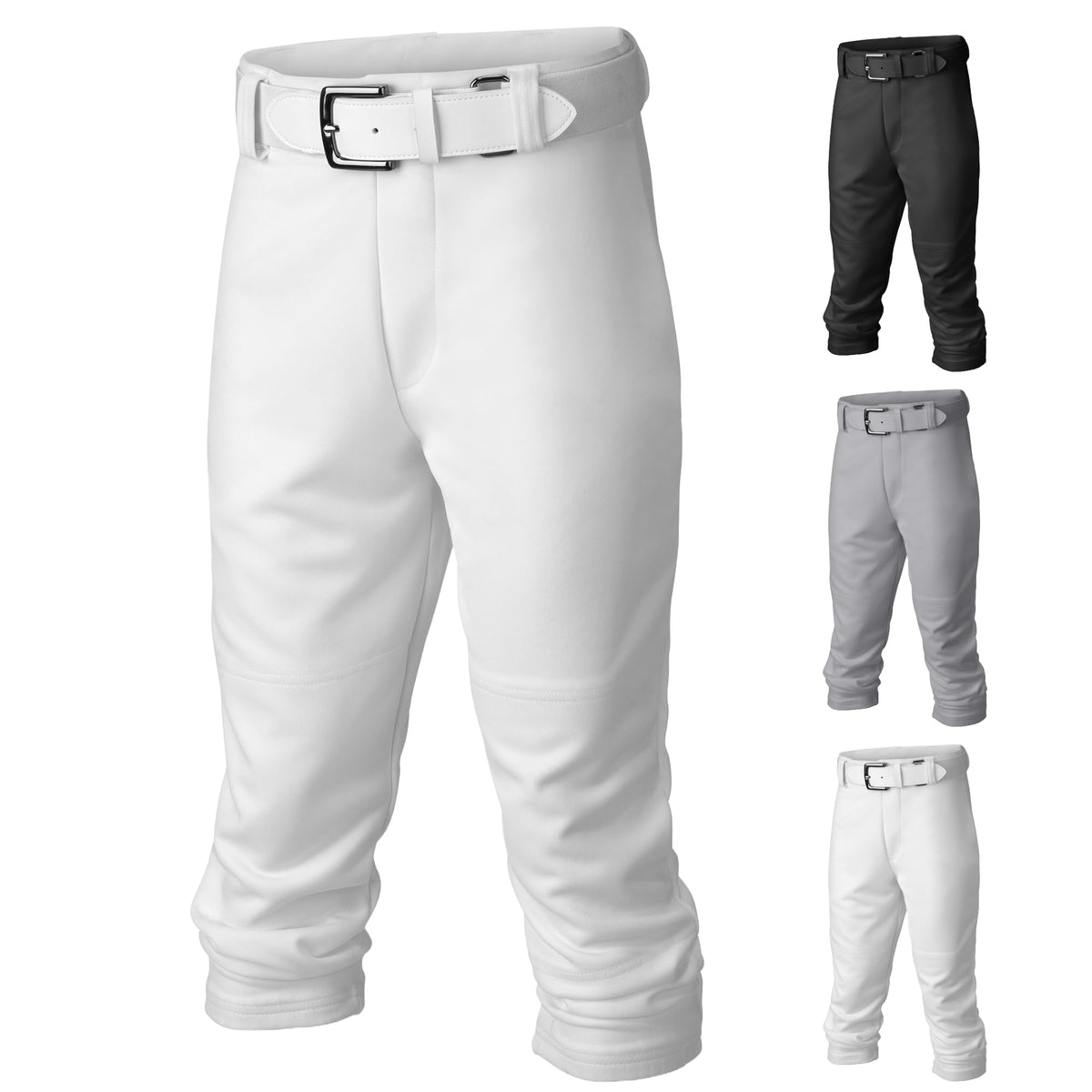 Easton PRO+ Pull Up Baseball Pant | Semi-Relaxed w/ Elastic Cuff | Youth Sizes | Solid