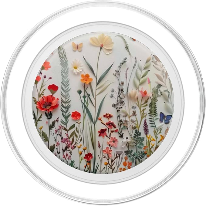 Mixed Flower Bouquet Floral Pattern PopSockets Adhesive PopGrip