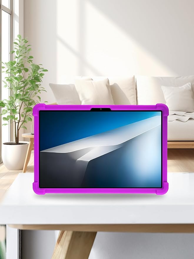 for DOOGEE Tab A9 pro+ Tablet 10.92 inch Tablet CaseBOVUGAC Soft Silicone Adjustable Stand Shockproof Kids Friendly for DOOGEE Tab A9 pro Plus 10.92 Tablet(Black)