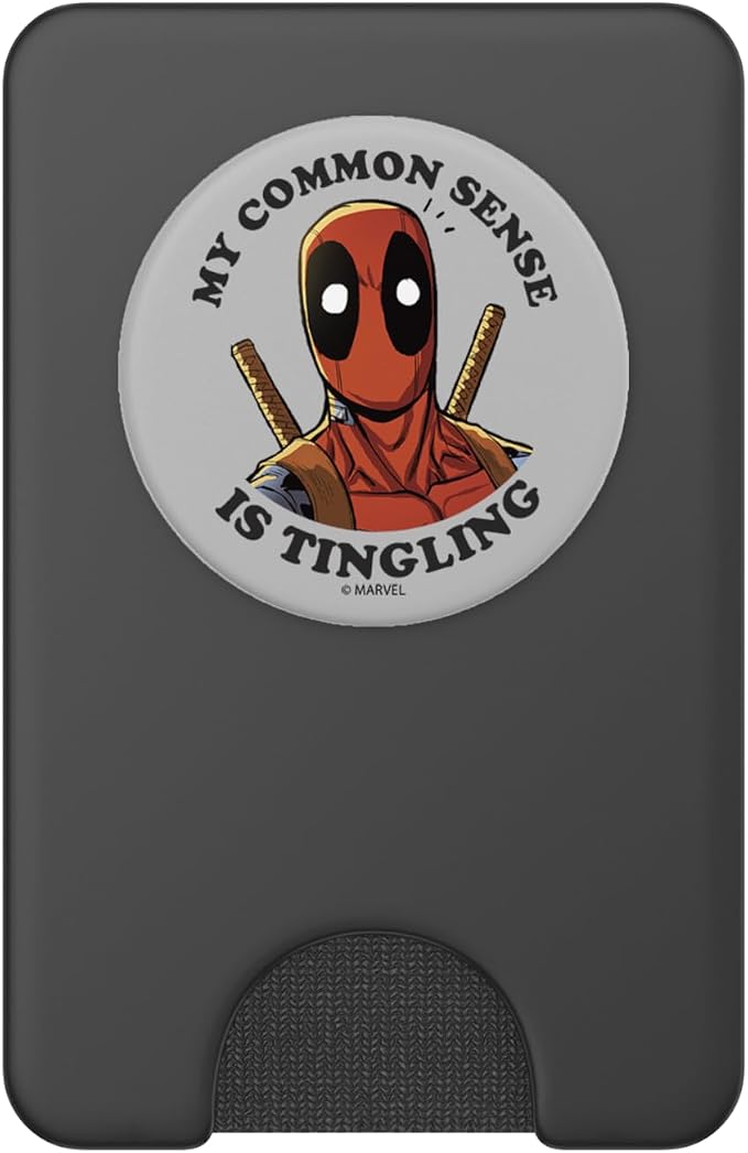Marvel Deadpool My Common Sense is Tingling PopSockets Adhesive PopGrip