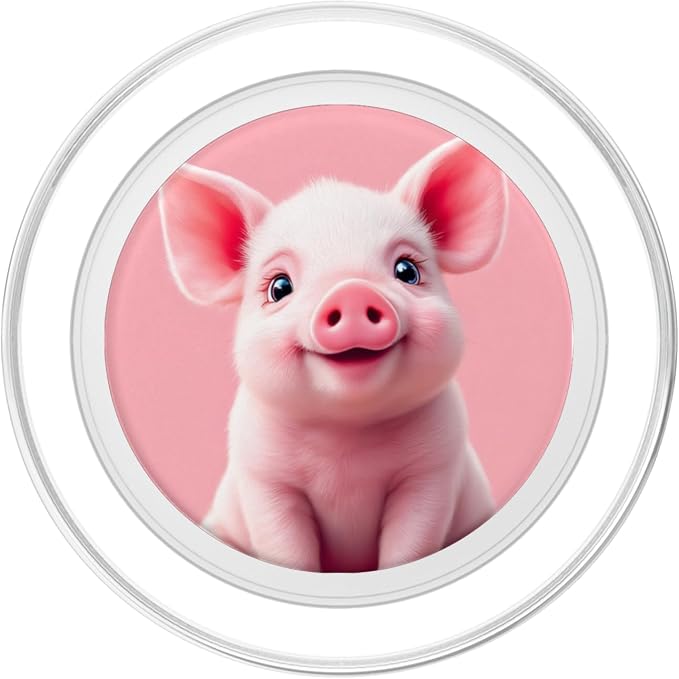 Cute Pig Pink Pig | Piglet PopSockets Adhesive PopGrip