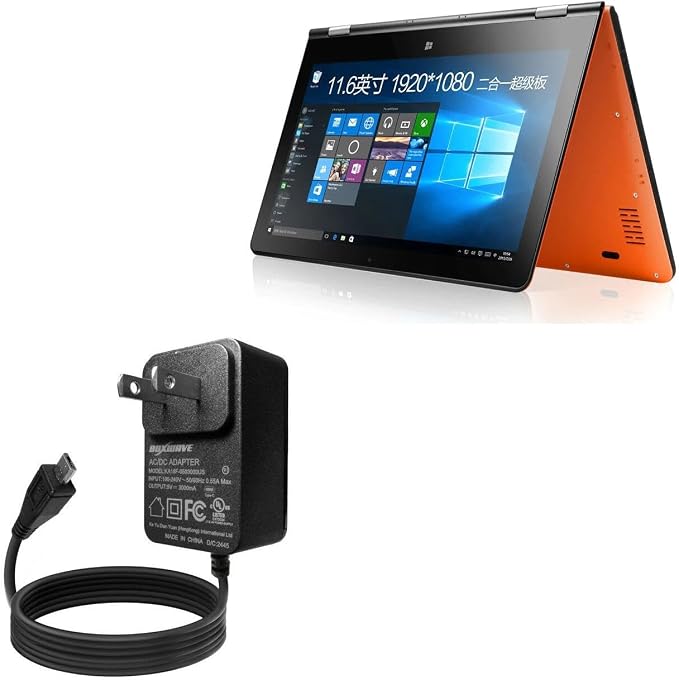 BoxWave Charger Compatible with Voyo VBook A1 - Wall Charger Direct (15W) Rapid Charge Your Device with Built-in 3ft Cable