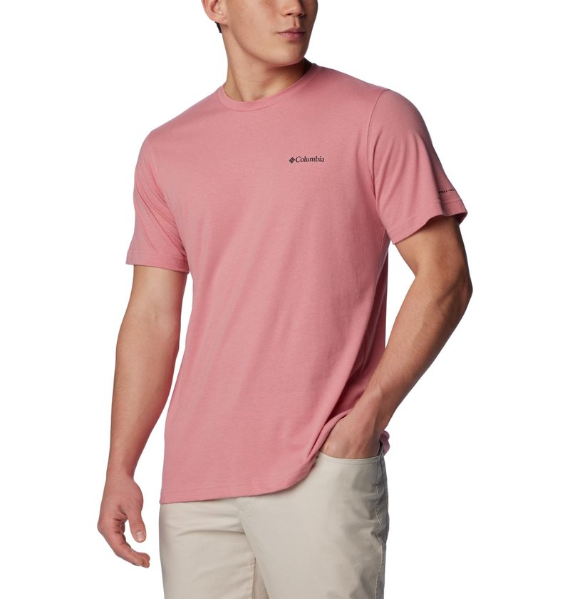 Columbia Men's Thistletown Hills Short Sleeve, Pink Agave, XX-Large