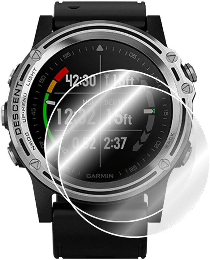 IPG for Garmin Descent Mk1 Hydrogel Screen Protector (2 Units) Invisible HD Clear Film Anti Scratch Guard-Smooth/Self-Healing/Bubble for Mk1