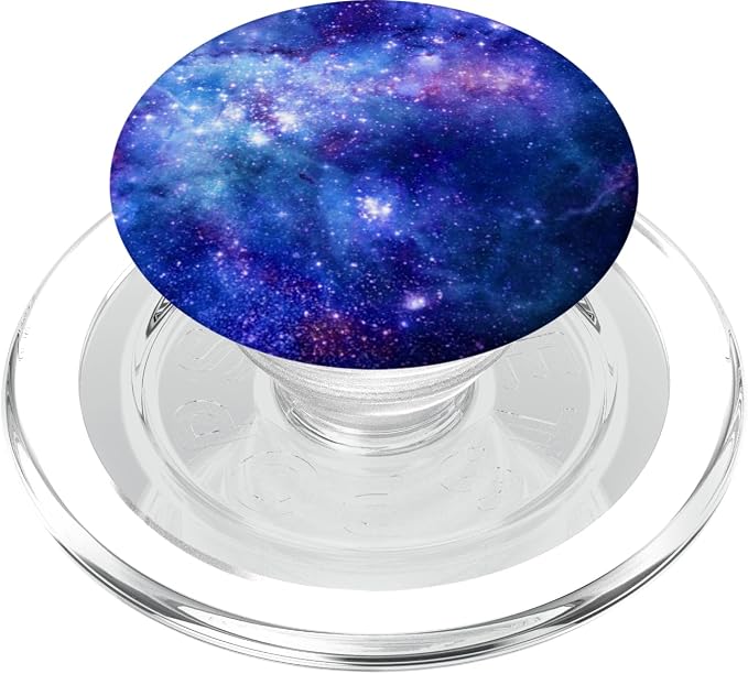 Space Pop Socket Galaxy Nebula Blue White Purple PopSockets Adhesive PopGrip