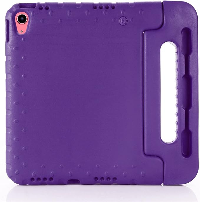Kids Case for iPad Pro 11 M5/M4 &amp iPad Air 11 (2026/2025/2024) Shockproof Case with Pencil Holder Techcircle Light EVA Foam Handle Stand Bumper Protective Child Friendly Drop Proof Cover Black