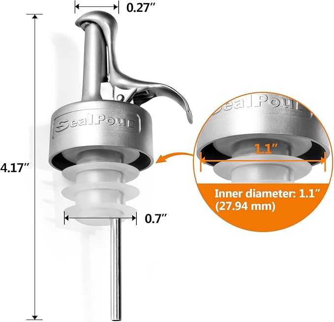 Oil Pour Spout, Olive Oil Spouts, Dispenser Pour Spouts for Bottles