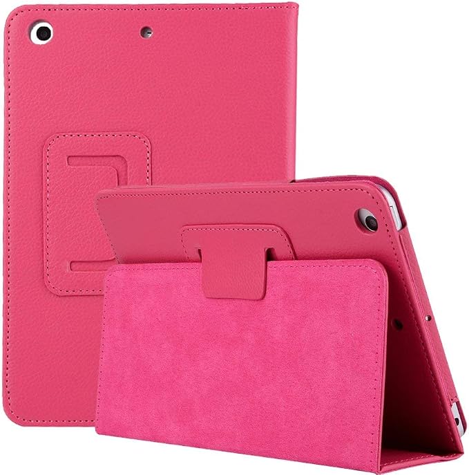 Generic Slim Folding Folio Stand Case for iPad Pro 12.9-inch 2017/2015 (Old Model 2nd &amp 1st Generation) Lightweight Magnetic Closure PU Leather Flip Shockproof Auto Wake/Sleep Smart Cover Black