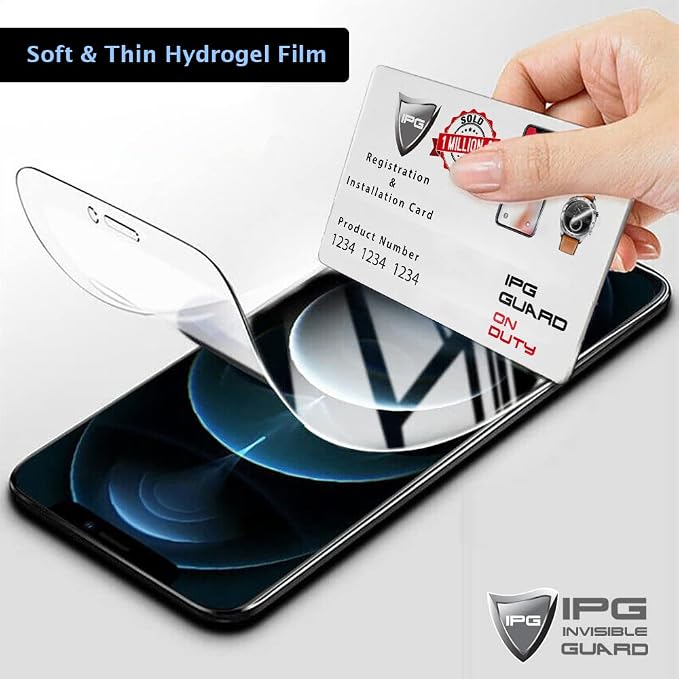 IPG for KOSPET TANK X1 BLACK - AMAZTIM X1 Hydrogel Screen Protector (4 Units) Invisible HD Clear Film Anti Scratch Guard-Smooth/Self-Healing/Bubble for X1