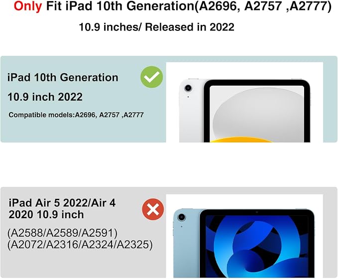 Shellbox Case for iPad Air 4th/5th Generation 2022-2020 Waterproof Dustproof Shockproof Case with 360° Full-Body ProtectionLanyard and Kickstand