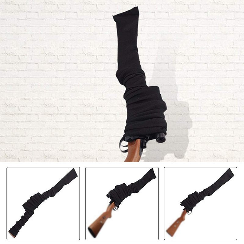Junsen 6 Pieces Gun Socks Case Sleeve,54 Inch Knit Gun Socks for Rifles, Extra-Wide Rifle Sock, Suitable for Rifles with Scopes Protection Accessories
