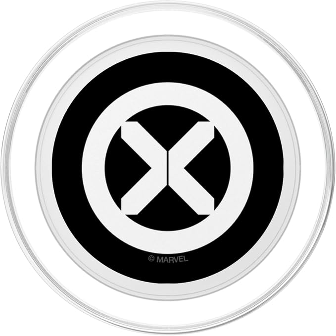 Marvel X-Men House of X Power of X Logo in White PopSockets Adhesive PopGrip