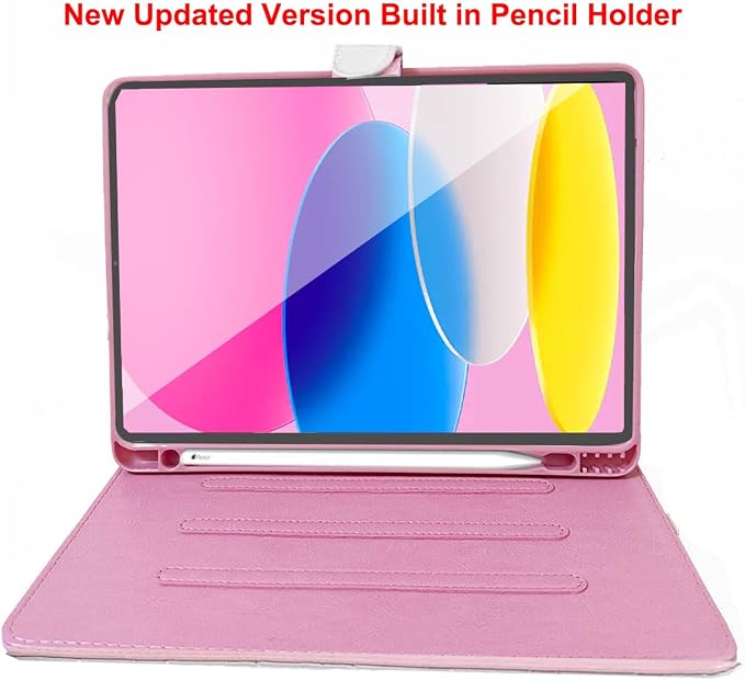 Changjia for iPad 9.7Inch 6th/5th Generation 2018/2017 CaseiPad air 2/Air with Pencil HolderCute Crown Girly Diamond Elegant PU Leather Smart Auto Sleep/Wake Stand Protective Case for iPad 9.7Black