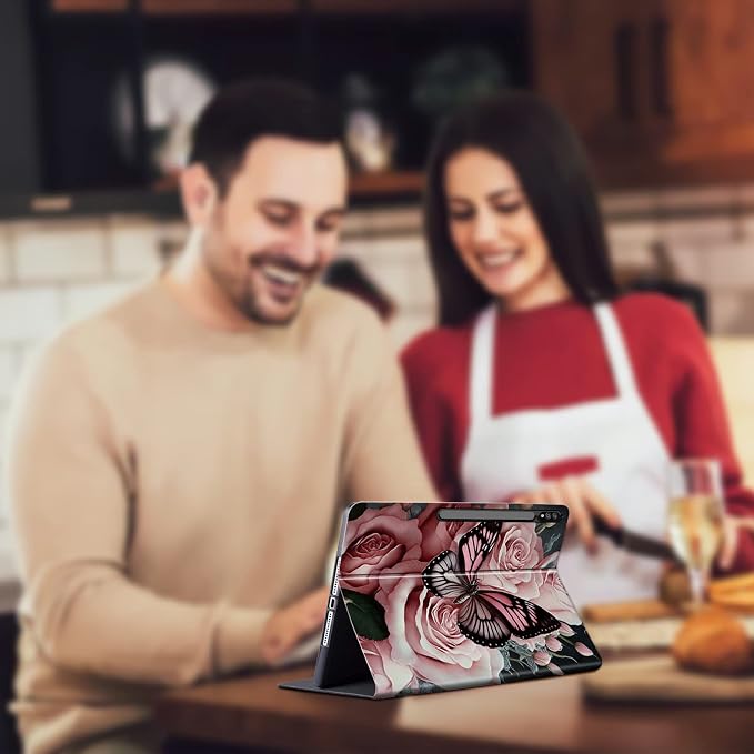 for Samsung Galaxy Tab S6 Lite Case 2022/2020 Release with Adjustable Stand &amp Auto Wake/Sleep Feature Smart Protect Cover Case for Samsung Tab S6 Lite 10.4 inch - American Flag