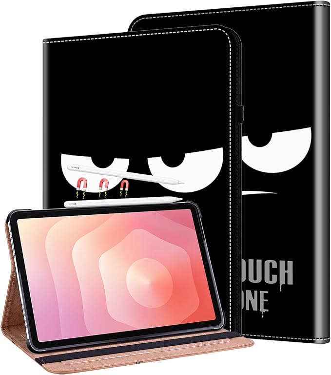 Case for Samsung Galaxy Tab A 10.1 2019 Model SM-T510/T515/T517 Stylus Holder Flip Wallet Leather Shockproof Cover for Galaxy Tab A SM-T510 Case Bicolor Marble