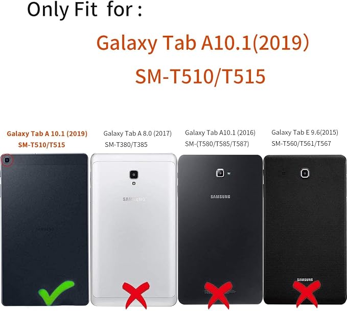 for Samsung Tab A 10.1 Case 2019BEOTIWAD SM-T510/ T515 Shockproof Folding Stand Cover with Auto Wake/Sleep for Galaxy Tab A 10.1 2019Cute Cats