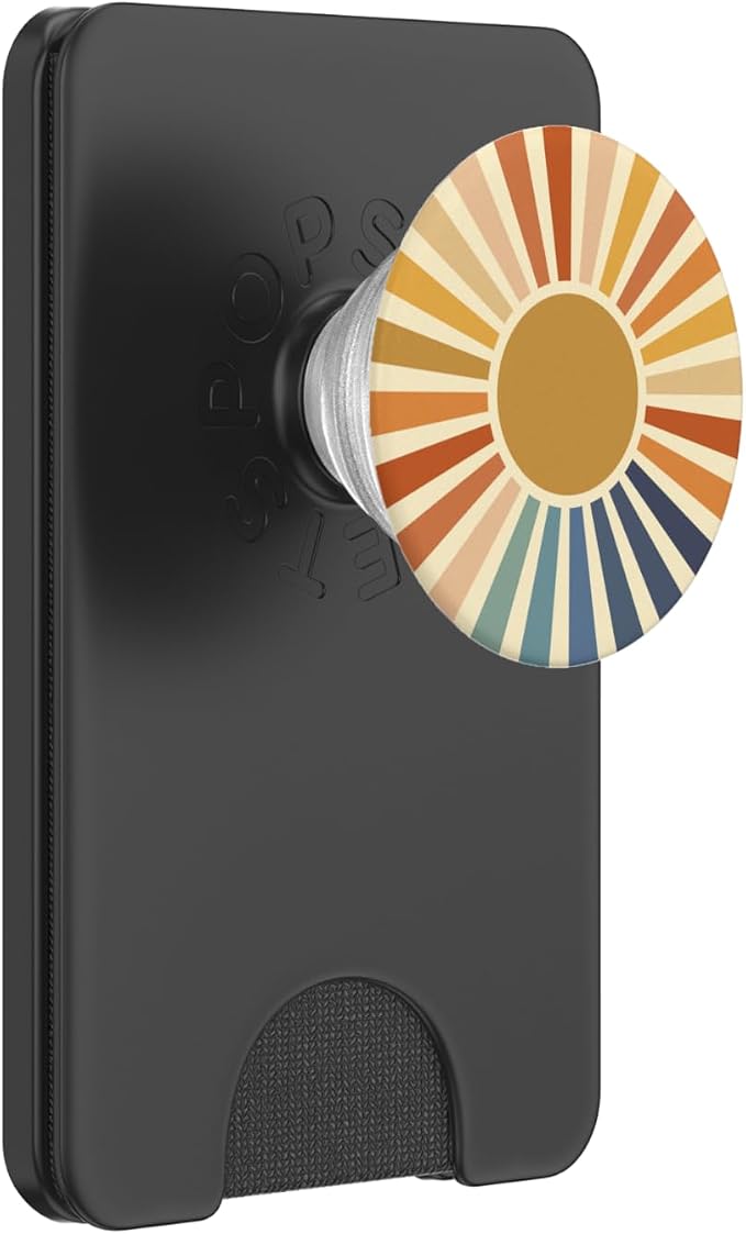 Sunset Retro Fall Colors Nostalgic Style Phone Popper PopSockets Adhesive PopGrip