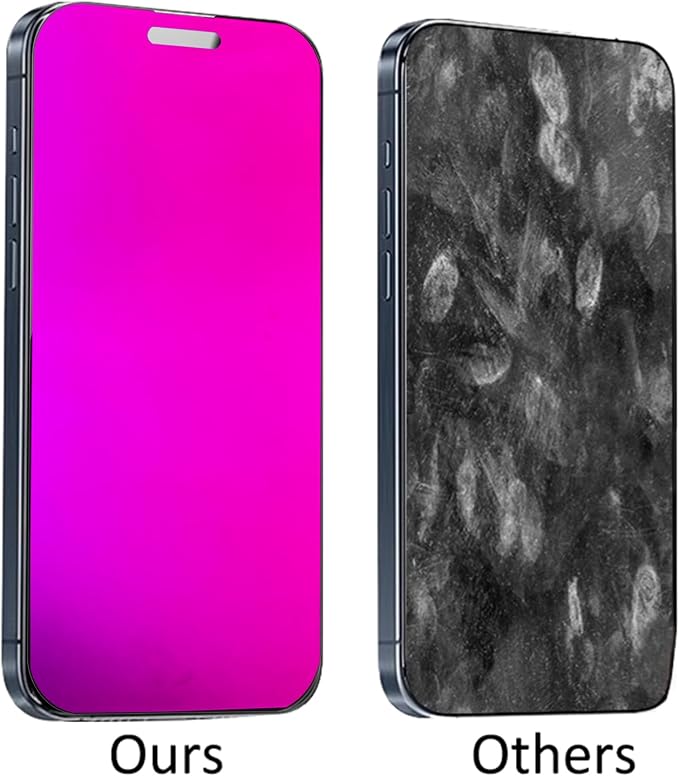 2 Pack for iPhone 17 Pro Max / 16 Pro Max Matte Privacy Screen Protector Anti spy Anti Glare Anti blue Light Film Gradient Blue 6.9 Inch
