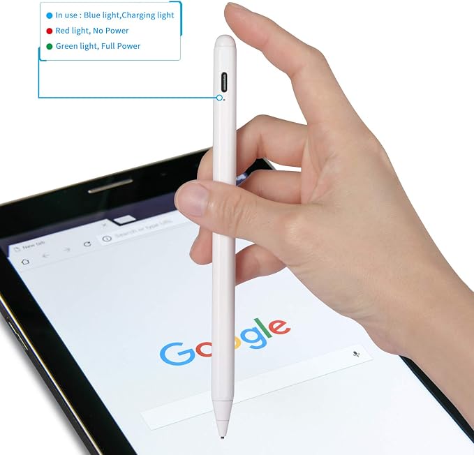 Electronic Stylus Pen for Amazon HD Fire 10/8 Tablet Pencil Active Digital Capacitive Pen for Amazon Fire HD 10 Tablet High Precision with Ultra Fine TipGood at Drawing and WritingBlack